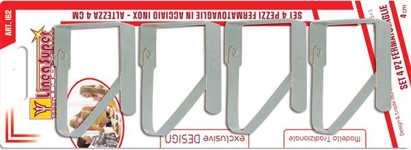 DE LUCA FERMATOVAGLIA 4PZ INOX 