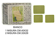 GRIMAS TAPPETO LAVELLO 3PZ. BIANCO 