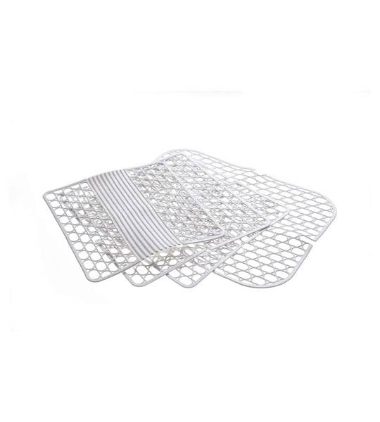 GRIMAS TAPPETO LAVELLO 3PZ. TRASPARENTE 