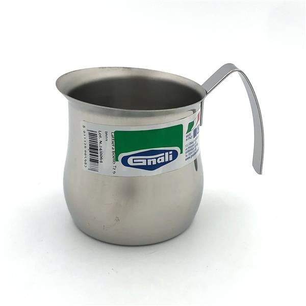 GNALI LATTIERA BOMBATA 6TZ INOX 18/10 