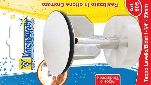 DE LUCA TAPPO LAVELLO/BIDET 1/4" 39MM 