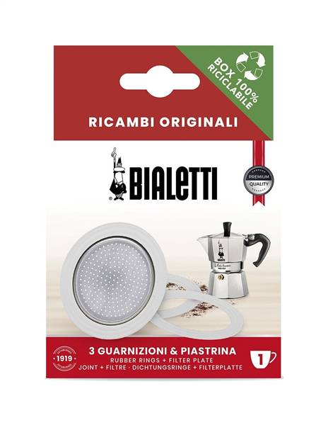 BIALETTI MOKA GUARN + FILTRO 1TZ 