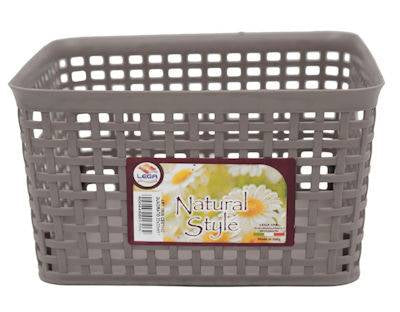 LEGA CESTA RATTAN QUADRATA CM.22X22XH12 