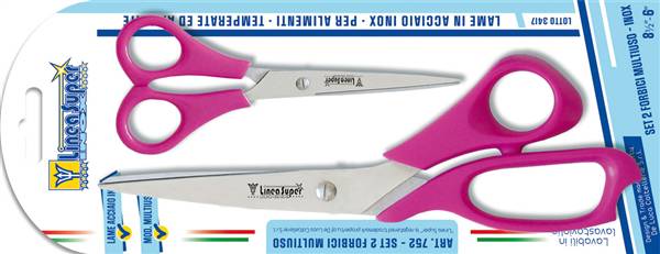DE LUCA FORB MULTIUSO 2PZ. INOX ART 752 