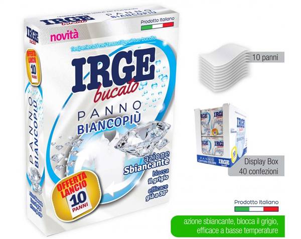 IRGE PANNO CATT. COLORE BIANCO 10 FOGLI 