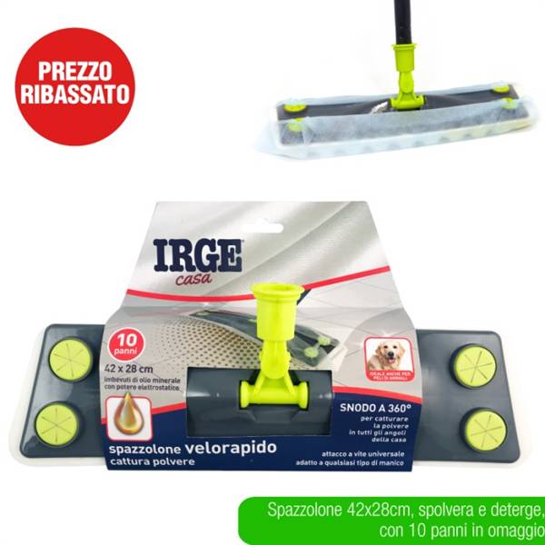 IRGE SPAZZOLONE VELORAPIDO 10 PANNI 