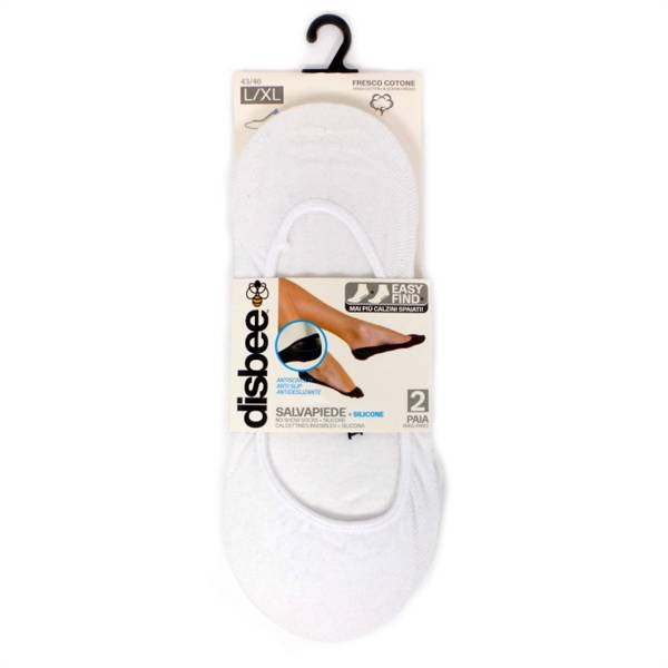 BTX SALVAPIEDE C/SILICONE 2PZ BIANCO L/X 