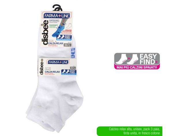 ATX CALZA RELAX ALTA 3PZ BIANCO M/L 