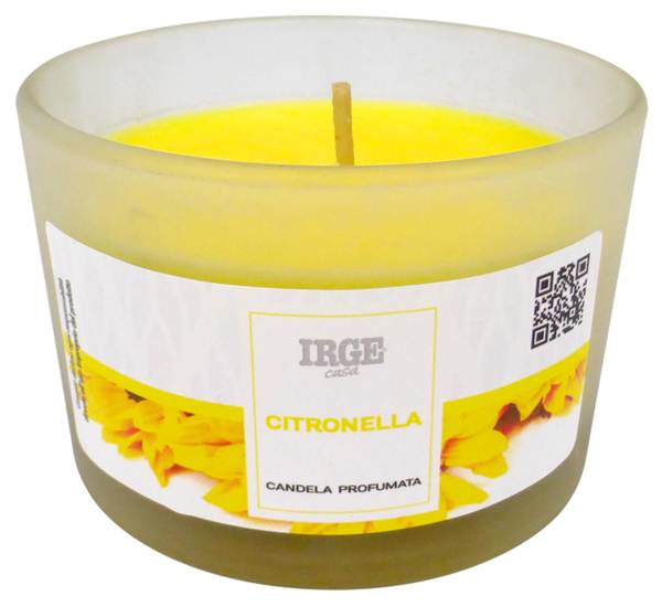 IRGE CANDELA CITRONELLA ROTONDA VETRO SA 