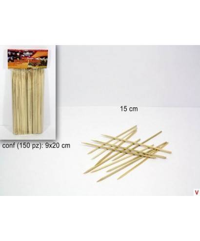 DUE ESSE SPIEDINI BAMBÙ 150PZ. 15CM. 