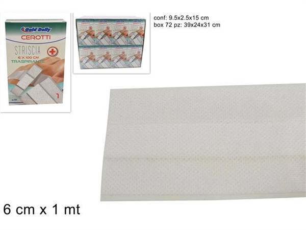 DUE ESSE CEROTTO STRISCIA 1MX6CM 