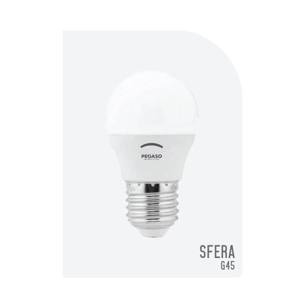 PEGASO LAMPADINA LED G45 8,5W E27 6000K 