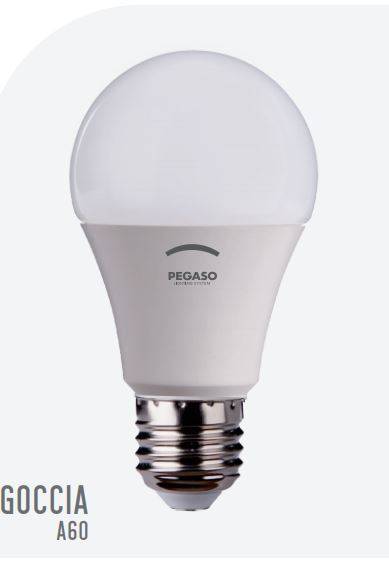 PEGASO LAMPADINA LED A60 10W E27 4000K 