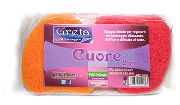 EASYBRILL SPUGNA CUORE 2PZ. 