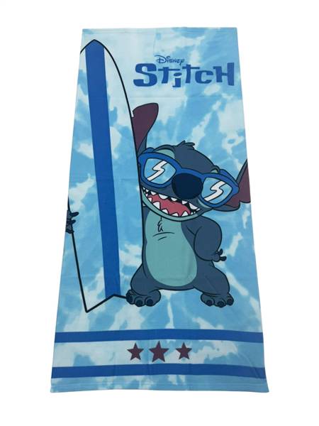 DISNEY TELO MARE STITCH BLU 
