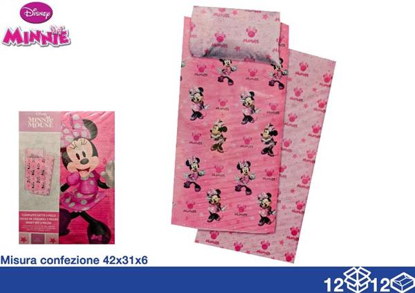 EOL COPPIA LENZUOLA 150X280 3PZ MINNI 