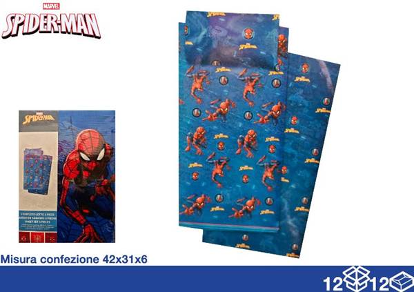 EOL COPPIA LENZUOLA 150X280 3PZ SPIDE 
