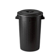 STEFANPLAST BIDONE LT.100 NERO C/COPERCH 