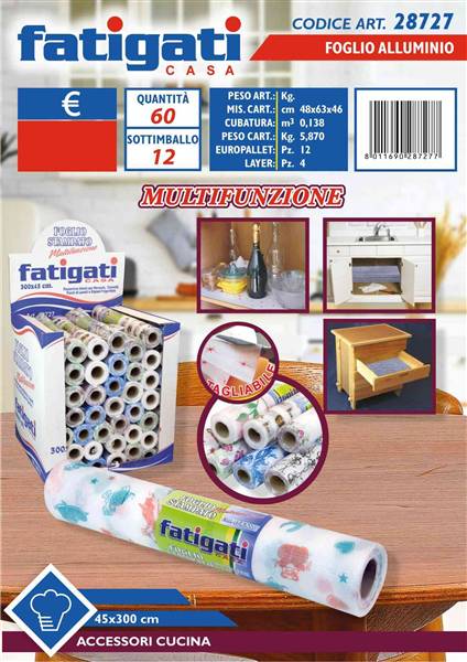 FATIGATI FOGLIO STAMPATO 300X45 