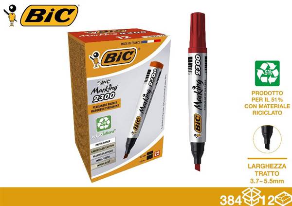 BIC MARKER ECO 2300 ROSSA 