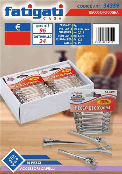 FATIGATI BECCO DI CICOGNA 10PZ. 