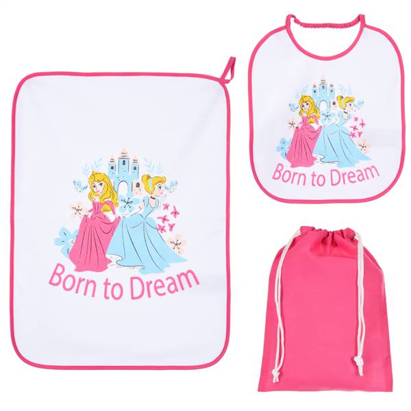 SUN DISNEY SET 3PZ PRINCESS YE09015 (BAVETTA+TOVAGLIETTA+SACCO)