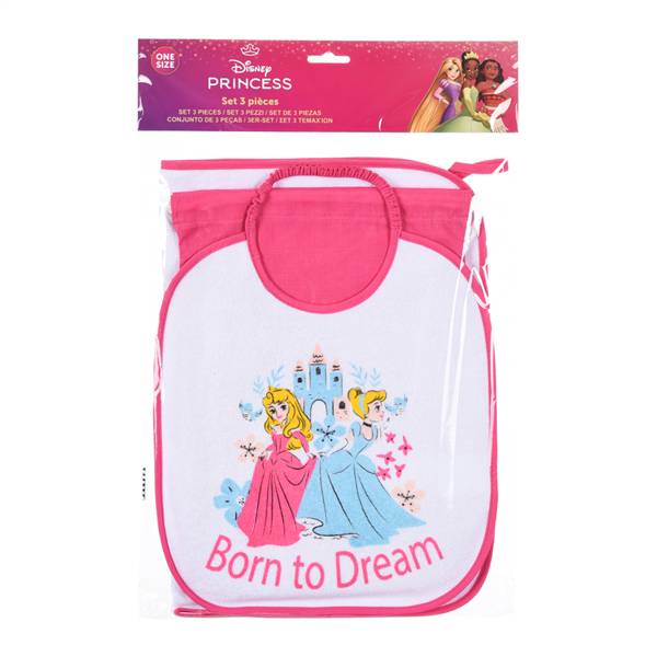 SUN DISNEY SET 3PZ PRINCESS YE09015 (BAVETTA+TOVAGLIETTA+SACCO)