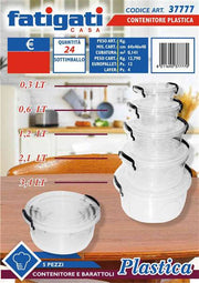 FATIGATI CONTENITORE PLASTICA TONDO 5PZ. 