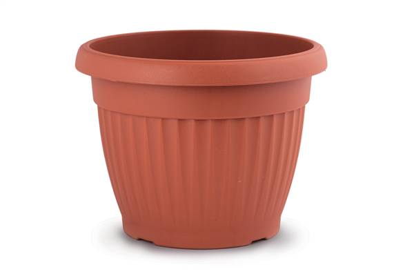PLANA VASO MEDITERRANEO CM.25 TERRACOTTA 