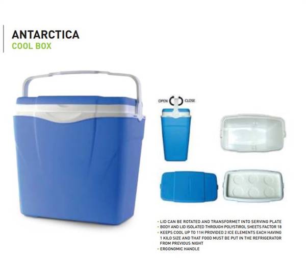 PLANA FRIGO COOL ANTARTICA 40X29,7X40 BL 
