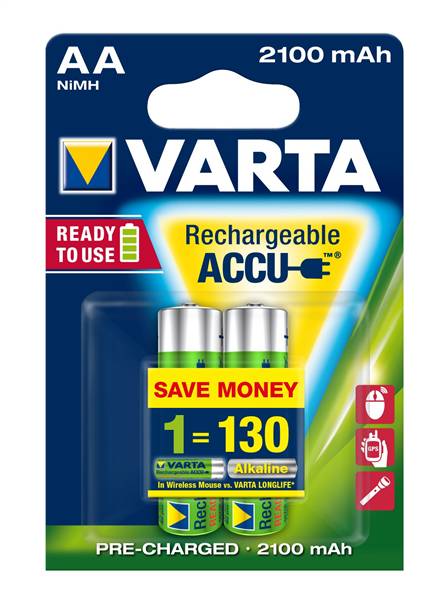 VARTA STILO RICARICABILE 2PZ 2100MAH 