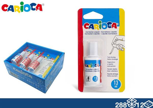 CARIOCA CORRETTORE LIQUIDO 13ML. 