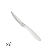 TESCOMA COLTELLO BISTECCA 12CM 6PZ BIANC 