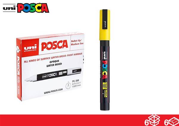 UNIPOSCA MARKER GIALLO 