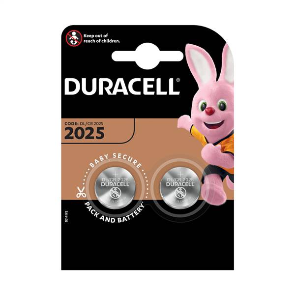 DURACELL 2025 BATTERIA LITIO 3V 2PZ 
