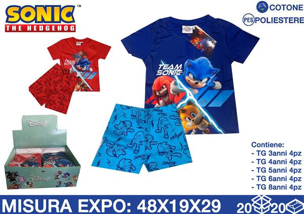 EOL PIGIAMA COTONE SONIC 