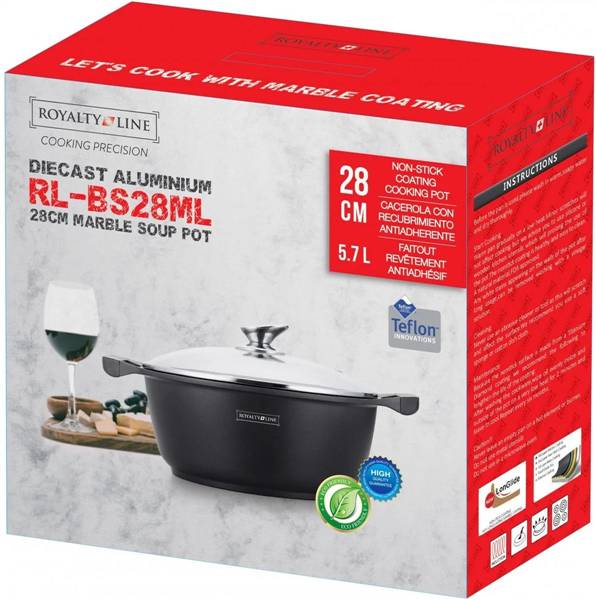 ROYALTY LINE CASSERUOLA CM.28 C/COPERCHI 