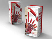 ROYALTY LINE CEPPI COLTELLI 8PZ ROSSO 