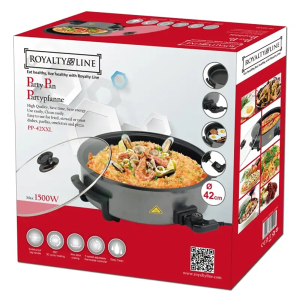 ROYALTY LINE TEGAME ELETTRICO 42CM 1500W 