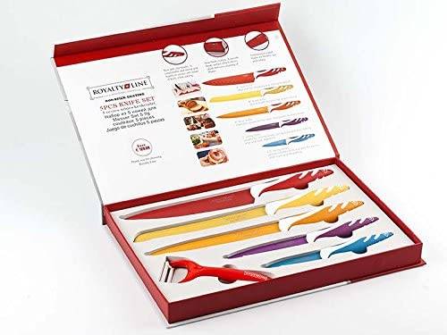 SWISS LINE COLTELLI COLORATI 5PZ 
