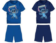 DISNEY PIGIAMA 2PZ STITCH BLU 