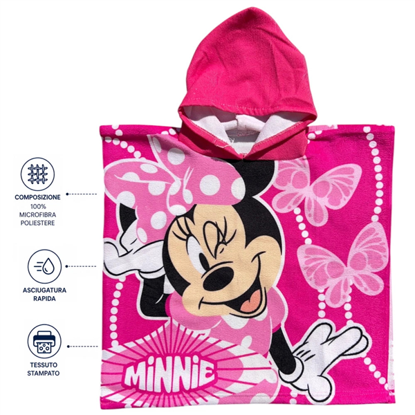 DISNEY PONCHO 50X100 MINNIE 