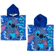 DISNEY PONCHO 50X100 STITCH BLU 