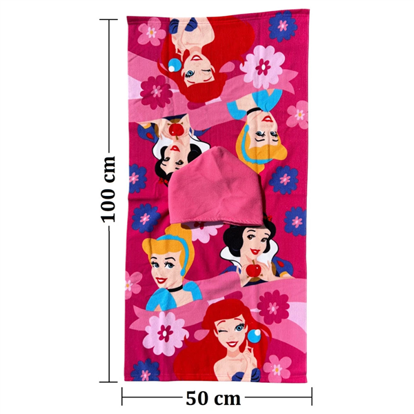 DISNEY PONCHO 50X100 PRINCIPESSE 
