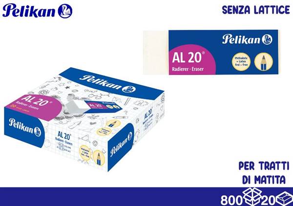 PELIKAN GOMMA PLASTO MATITA AL20 1PZ 