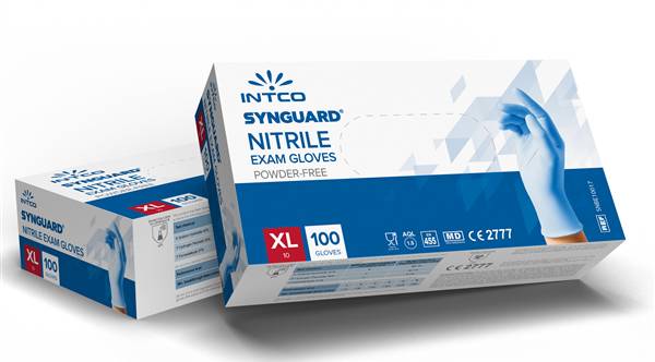 SYNGUARD GUANTI NITRILE BLU MIS.XL 