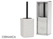 GT PORTASCOPINO 11X11XH33CM BIANCO SET BAGNO MODELLO BOTTEGA