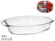 GERI TEGLIA VETRO OVALE 40X27X7 4,2LT 