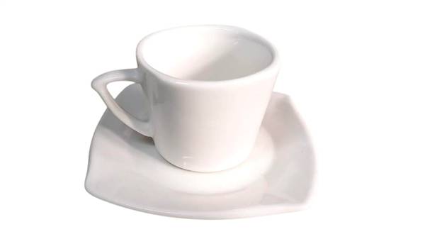 FT SET 6 TAZZE CAFFE C/PIATTINO QUADRA 
