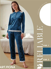 RL PIGIAMA DONNA IN VELLUTO ART.FIONA 